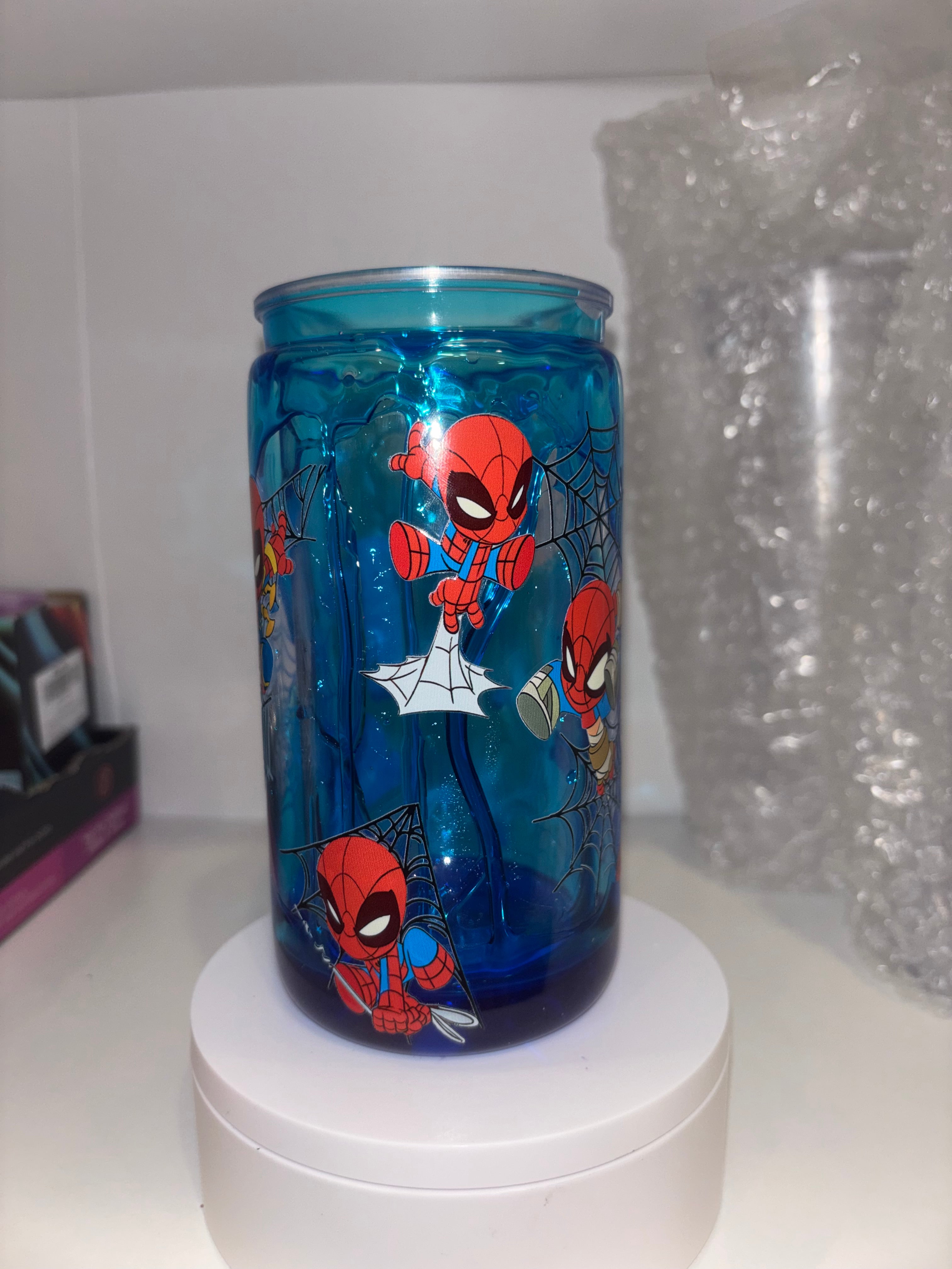 Spidey blue drip