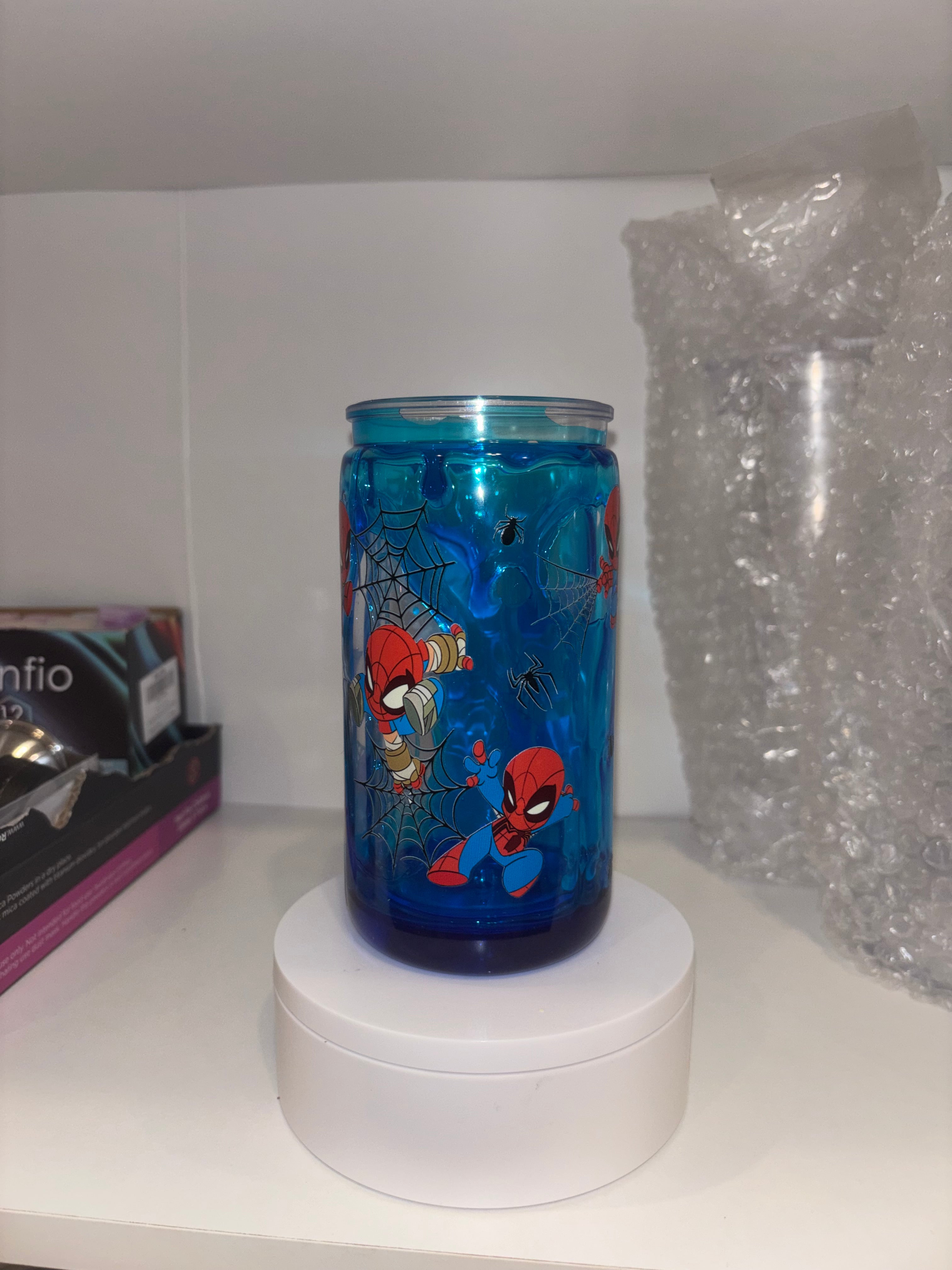 Spidey blue drip
