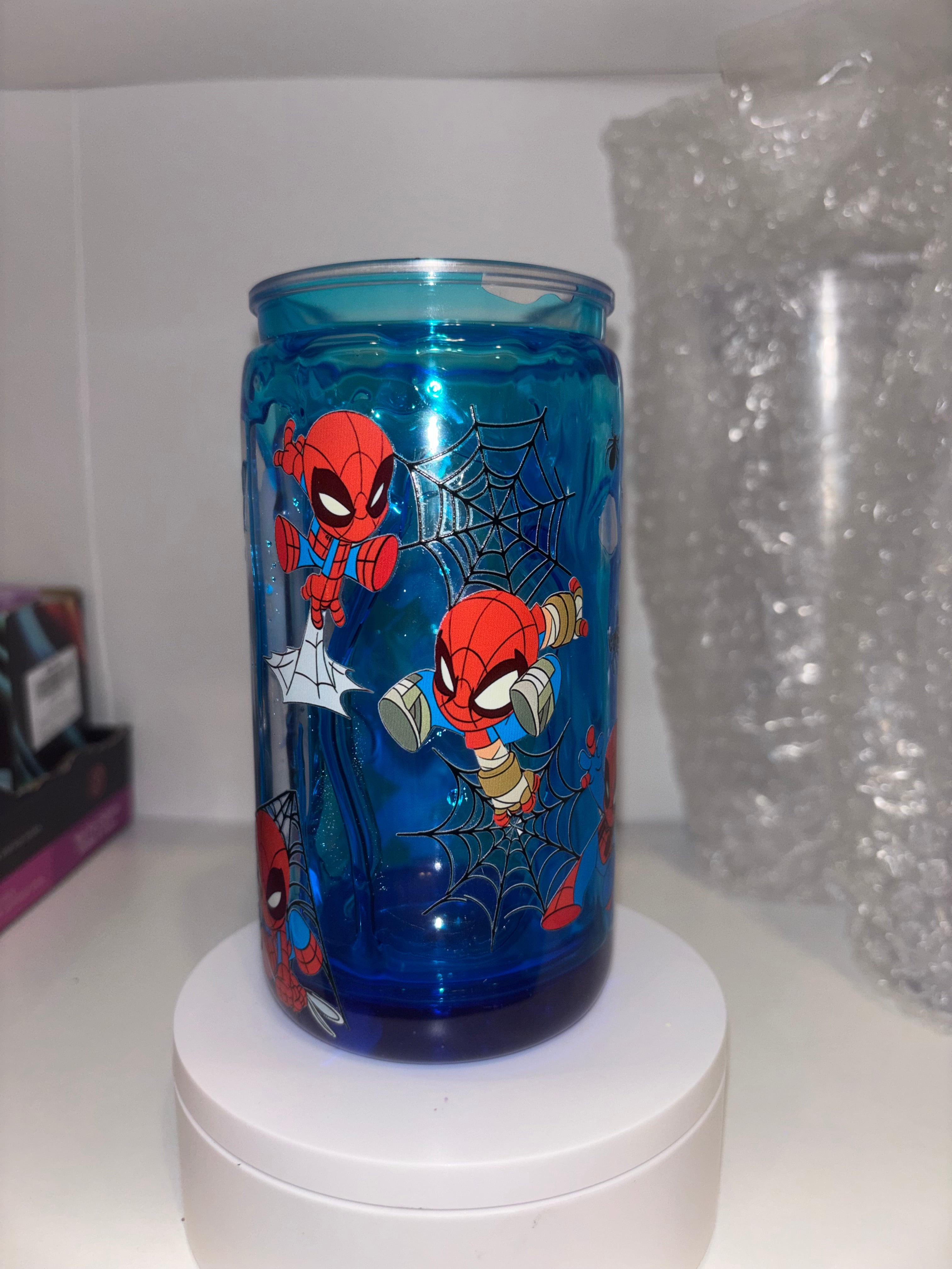 Spidey blue drip