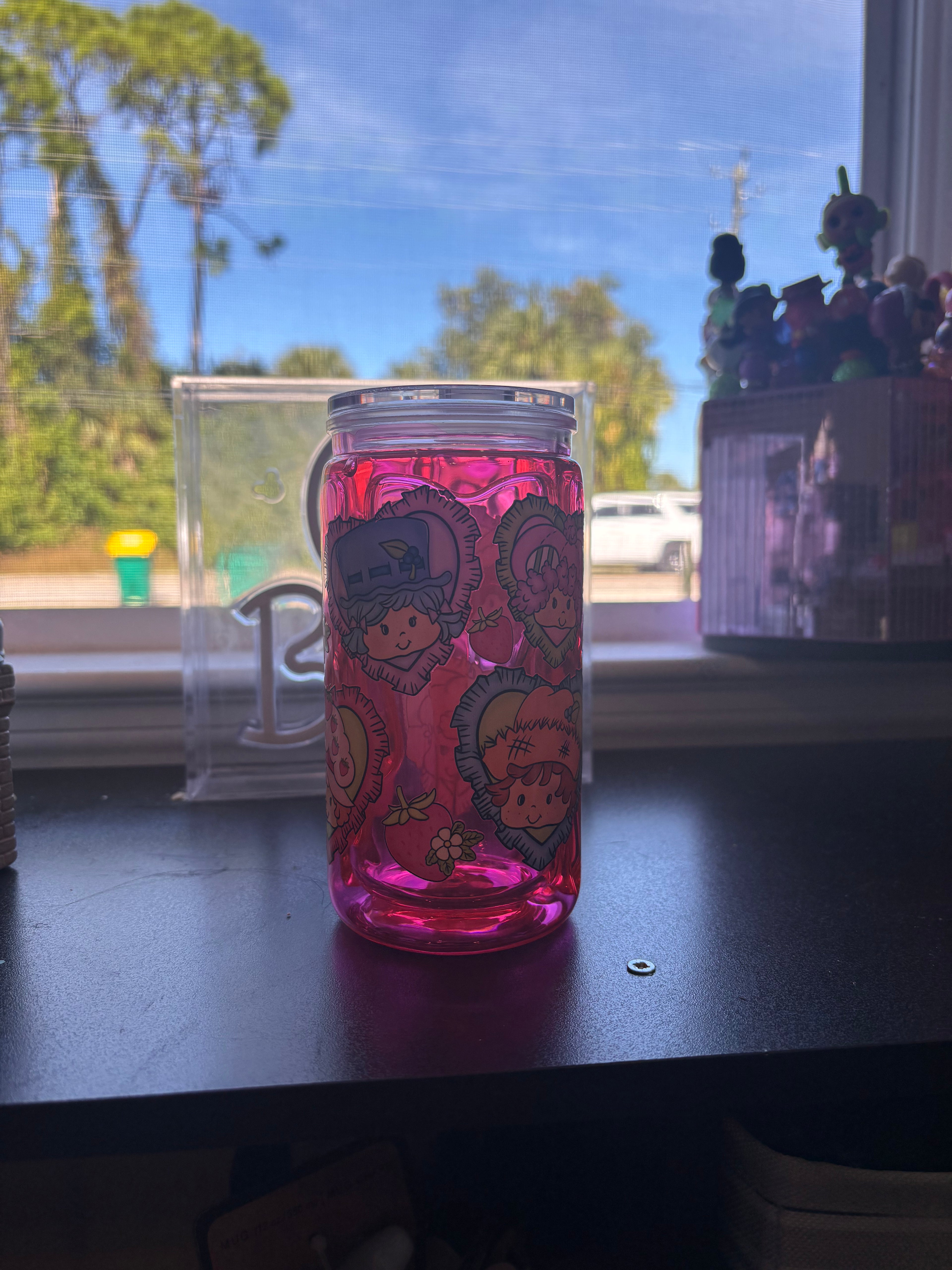 Strawberry short cake honey drip
