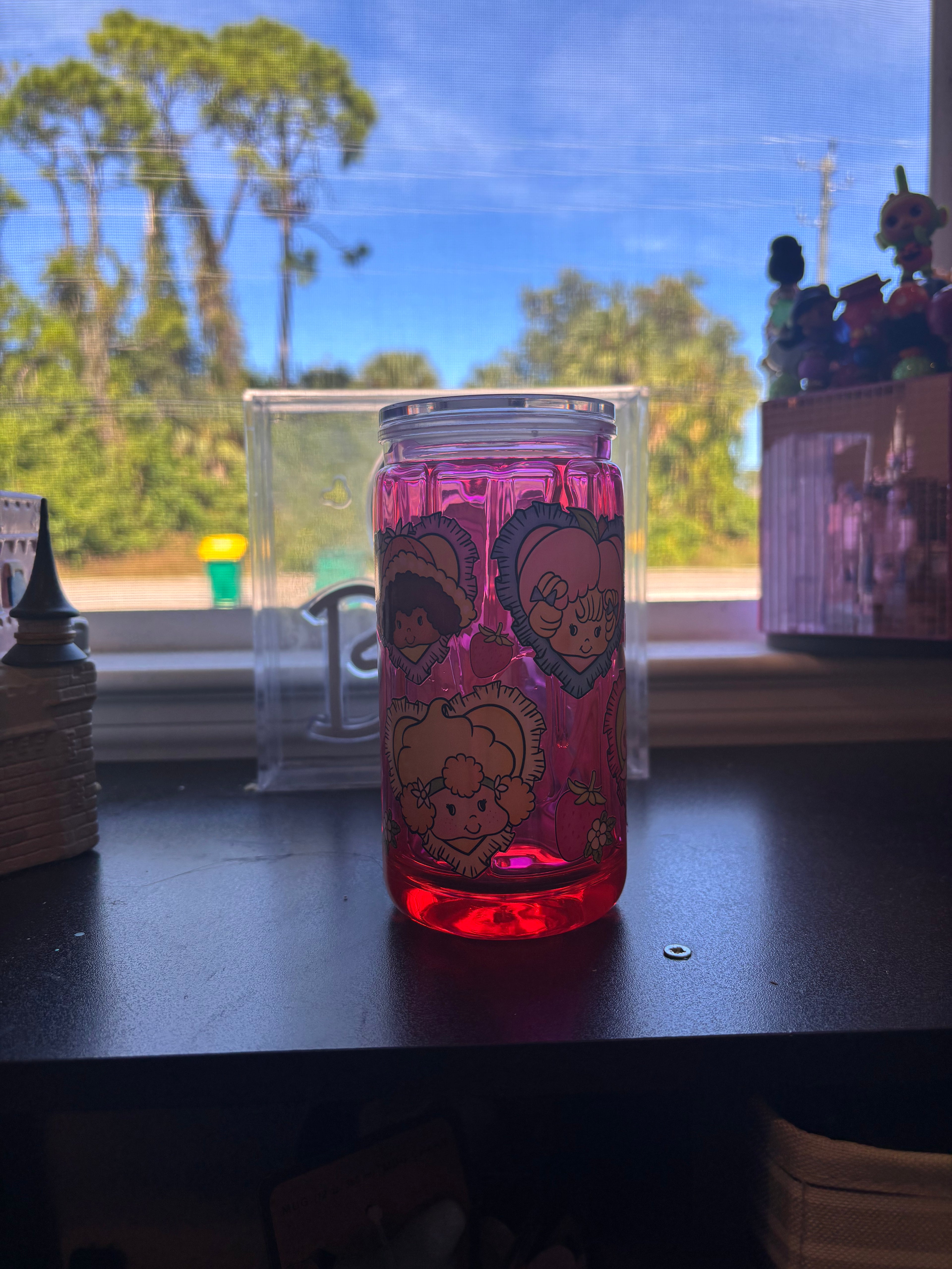 Strawberry short cake honey drip